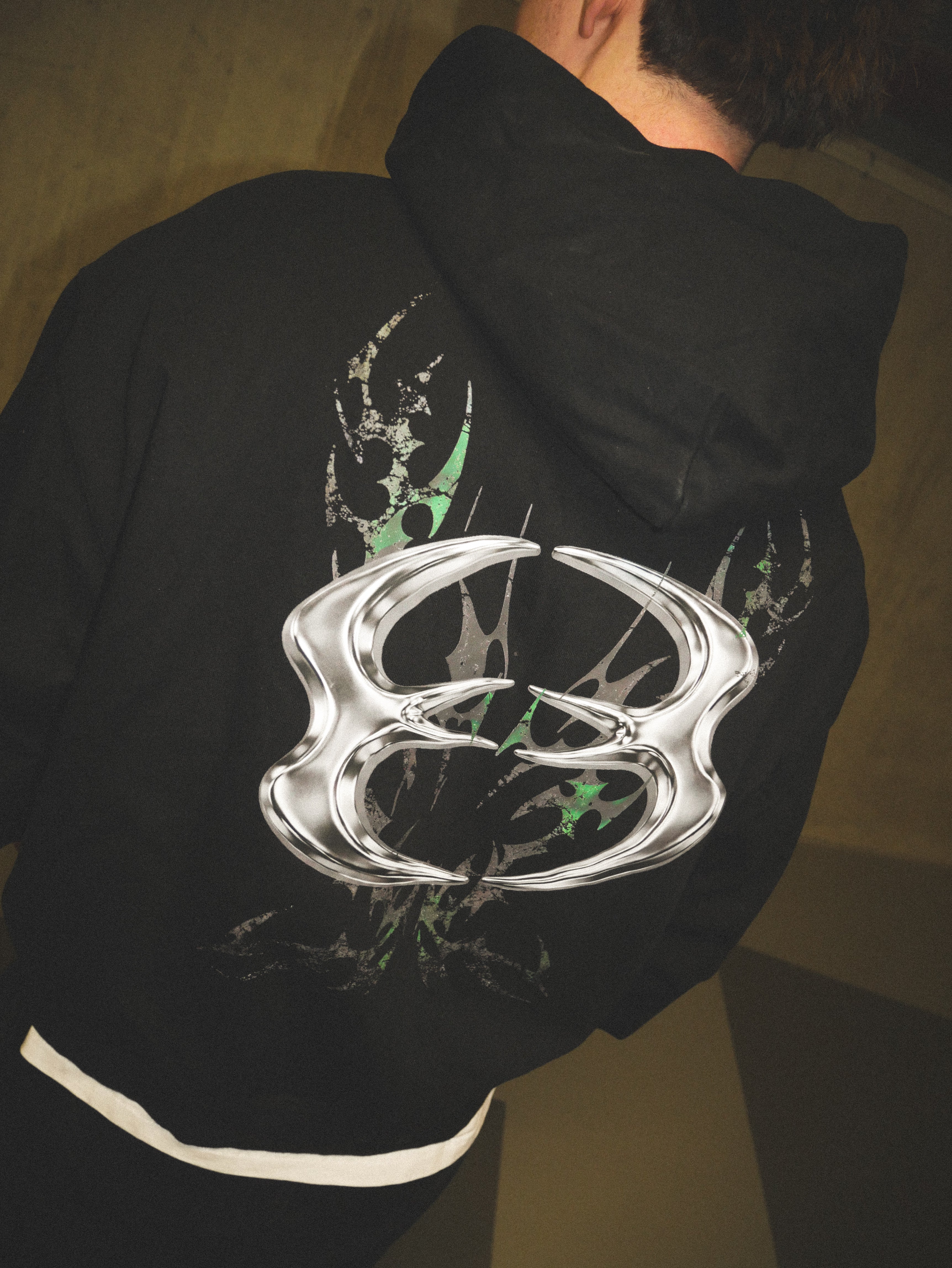 Chrome Logo Hoodie