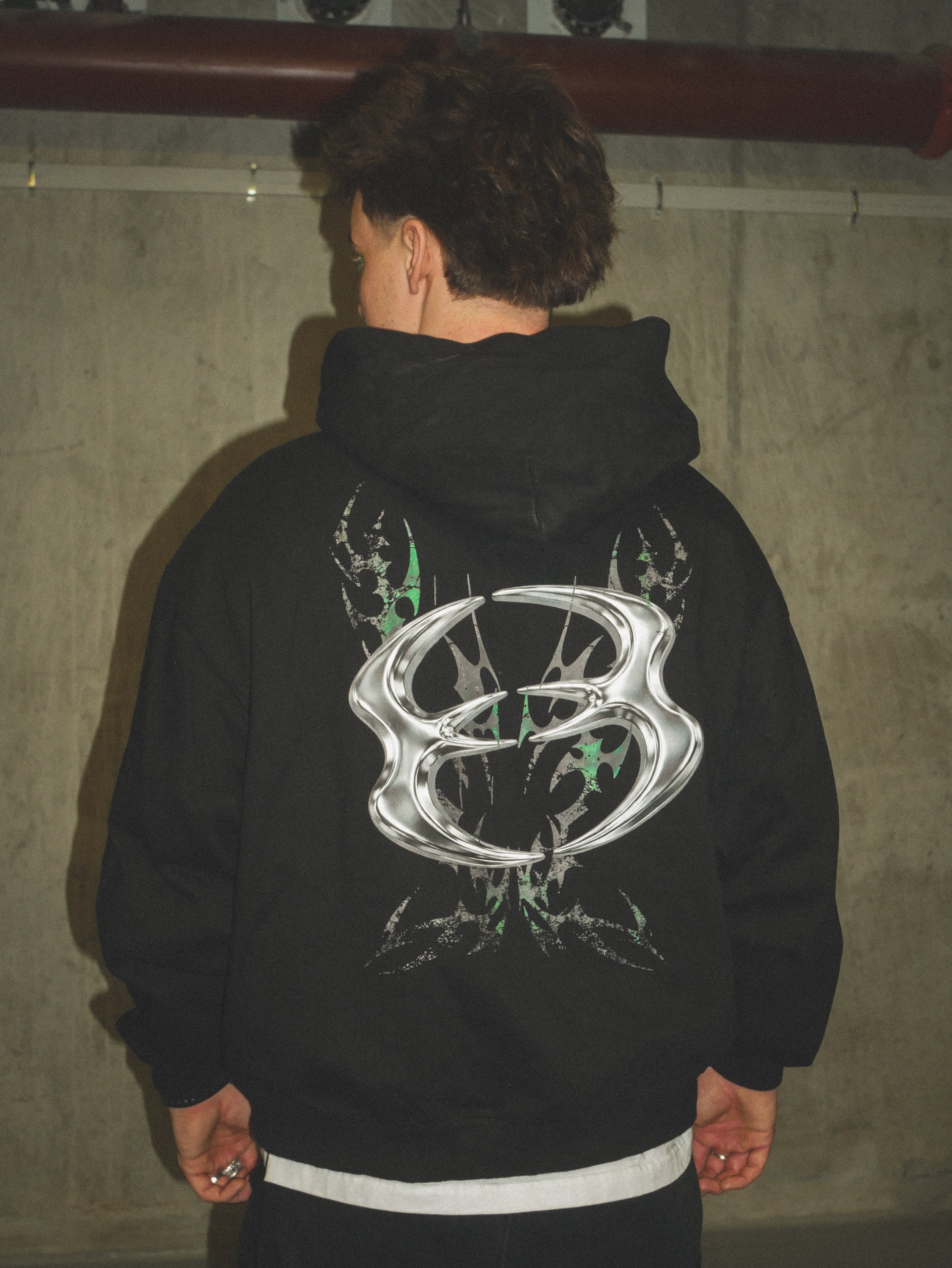 Chrome Logo Hoodie